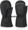 MoKo Handschuhe Kinder, Winterhandschuhe Kinder & Fäustlinge Kinder - Winddicht und Wasserdicht, Skihandschuhe Kinder für Outdoor Snowboard für Jungen Mädchen von 6-8 Jahren, M, Schwarz