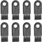 8 Stück Reinigungspinsel,Haar Bürste Reinigung Set,Rasierer Reinigungsbürste Schwarz,Kleine Bürsten zum Reinigen,Mini Bürste für Entfernen Elektrischen Scherköpfen Bartreste und Staub