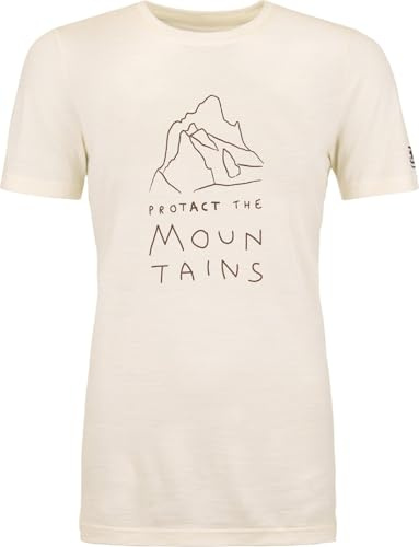ORTOVOX 150 COOL MTN Protector TS W - Bequemes, langlebiges Merino-Shirt mit Kühleffekt für Alpintouren - beige - Damen - XL