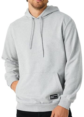 COMEOR Hoodie Herren Kapuzenpullover Sweatshirts (Hellgrau 5XL)