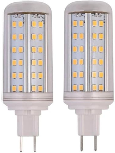 G8.5 LED Bulb 10W, 2pcs LED Bulbs, 10W Equivalent To 100W Halogen, 1000LM, AC85V-265V, 360° Beam Angle For Home Lighting(Warm White 3000k)