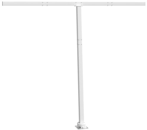 Kangmusi Stützen für Markisen Weiß 300x245 cm Eisen,315090