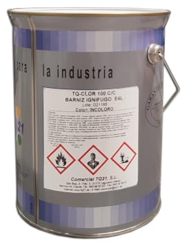 Barniz Ignifugo Incoloro Tq-Clor 100 C/C 4 Lt