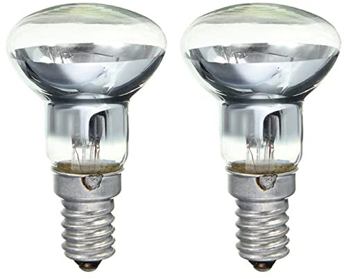 ISTOVO Lava Lampe E14 R39 30W Strahler Schraube in GlüHbirne Klarer Spot GlüHbirnen Lava GlüHlampe 2 Stück