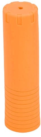 Sxhlseller Wireless Microphone Handle Cover Silicone Sleeve for Most Handheld Mics, Shockproof Anti-Slip Design for KTV Karaoke Party Home Roadshow Conference Concert Event, Red (Orange)