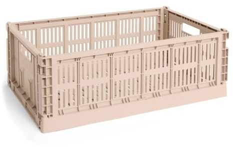 HAY - Colour Crate Korb L, 53 x 34,5 cm, powder, recycled
