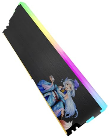 Tsophreniq Silents Operations ARGB RAMs Coolers for DDR5 DDR4 DDR3 DDR2 Desktop Memory with Metal Heat Dissipation ARGB Memory Cooling Heatsink