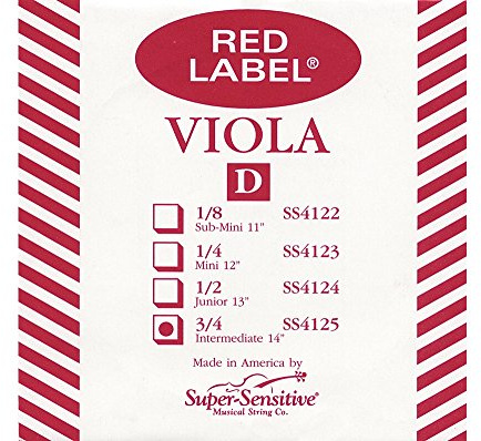 Super Sensitive Viola Strings (4125)