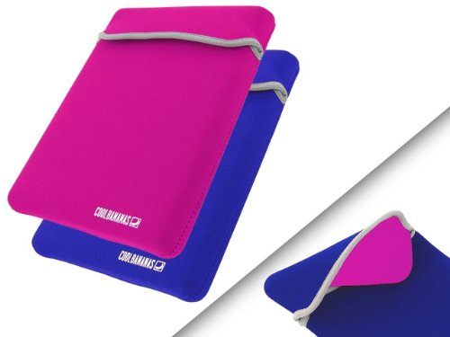 Cool Bananas Rainsuit Neopren Netbooktasche, 25,9 cm (10,2 Zoll) blau/pink