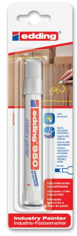 edding 4-950-1-1049 Spezialmarker 950 industry painter, 10 mm, weiß
