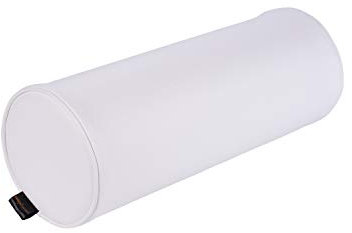 Pader Medi Tech Nacken- und Knierolle aus Polyetherschaumstoff I Lagerungsrolle mit Kunstlederbezug und Kedernähten I 50 x 15 cm I in 20 Farben verfügbar (weiß)