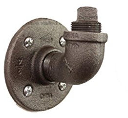 SGerste - Porte manteau mural vintage En forme de crochet de tuyau industriel en fer