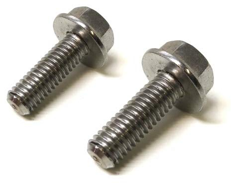 2x Auspuff Krümmer Schraube M6x18 passend für Yamaha Aerox, MBK Nitro, Peugeot Speedfight Roller – Hochwertige Befestigungsschrauben/Bolzen für Auspuffkrümmer