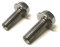 2x Auspuff Krümmer Schraube M6x18 passend für Yamaha Aerox, MBK Nitro, Peugeot Speedfight Roller – Hochwertige Befestigungsschrauben/Bolzen für Auspuffkrümmer