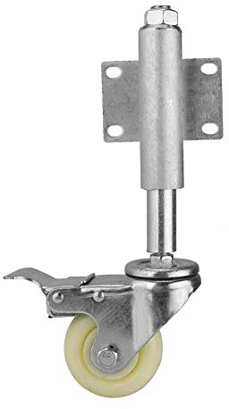 3 Nylon-Metalltor-Rad-Hochleistungsflache freie gefederte Schwenker-Gießmaschine mit Belastbarkeit der Bremse 220lbs