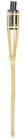 2ft 1/2/4 or 6 Bamboo Torch Lantern Garden Oil Paraffin Outdoor Lighting Burner (1)