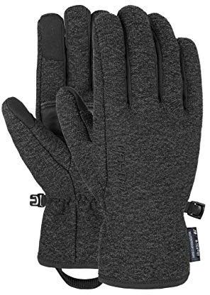 Reusch Poledome R-TEX XT sehr warme, wasserdichte, Winddichte und atmungsaktive Alltagshandschuhe Outdoorhandschuhe Sporthandschuhe Herren Damen aus hochwertigem Material, grau, 9