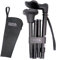 KMINA - Gehstock Klappbar mit Ergonomischer Griff Links, Herren Höhenverstellbar, Schwarz - Made in Europe