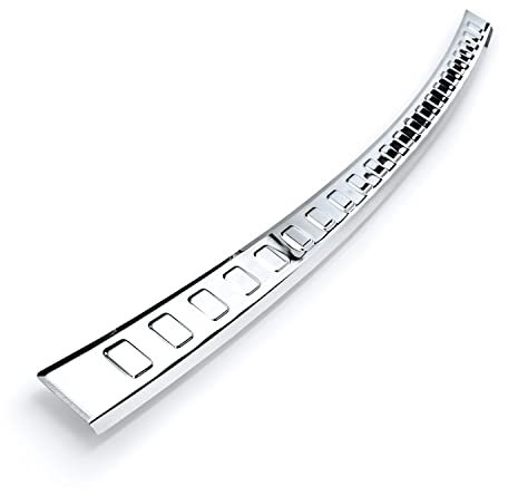 tuning-art L415 Edelstahl Ladekantenschutz passend für Seat Leon 4 KL ST Cupra Leon ST 2020-, Farbe:Chrom