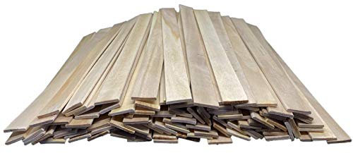 25 Stück Holzspatel Rührstäbchen Rührhölzer 30cm zum rühren von Epoxy, Lacke, Farben usw. Bastelholz
