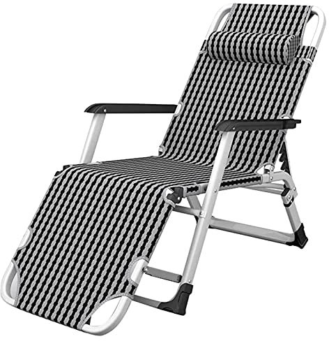 CHLDDHC Extrabreit Sonnenliege Liegestühle Relaxliege Liegen | Klappbar Gartenstuhl Relaxstühle Hoch Senioren | Saunaliege Liegender Recliner für Kinder Erwachsene Freizeitliege, Max.150kg