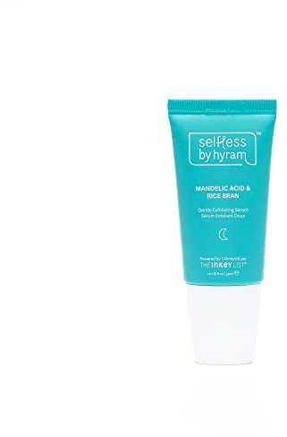 Selfless by Hyram Mandelsäure & Reiskleie, sanftes Peeling-Serum zur Verbesserung der Hautstruktur für glattere und heller aussehende Haut, 30 ml, transparent