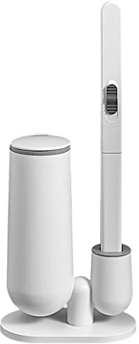 WRIST Escobilla Y Soporte Desechables para Inodoro, Juego De Varita para Inodoro con 24 Cabezales De Esponja De Repuesto, Escobilla De Inodoro con Mango Largo para Limpieza De Baño