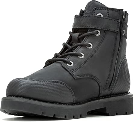 HARLEY-DAVIDSON Footwear Westmont - Stivali da moto da uomo con cinturino da 12,7 cm, nero, 41.5 EU