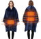AURORRAN Heated Oversized Hoodie Blanket Large Flannel Sherpa Wearable Blanket Hoodie Sweatshirt Soft Cozy Warm Safety Low Voltage (NO.3)