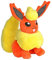Pokémon Auswahl Pokemon Plüsch-Figuren | 20 cm Plüsch-Tier | Stofftier | Kuscheltier, Plüsch:Flamara