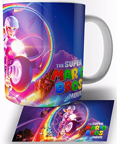 TusRelojes Super Mario Princess Peach B Tasse en Céramique Blanche 325ml Mug