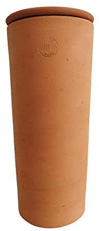 OLLAS LUTTON Olla Terre Cuite Tube à Enterrer 3L | Arrosage Autonome pour Plantes d'Extérieur Ecologique & Economique | Système d'Irrigation Naturel | Autonomie 5 Jours | OYA Terracotta
