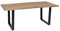 Atmosphera - Esstisch Skidal Metall & Akazie - braun - L.200 cm - Naturholz