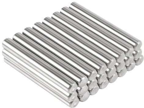 Adyoney 24 tasselli da 5 mm x 40 mm, in acciaio inox 304, colore argento