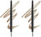 NYX Professional Makeup Crayon à Sourcils Precision Brow, Double-Embout avec Crayon Plat et Goupillon, Teinte : Blonde (01) (Lot de 2)