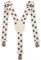 Olata Kinder Hosenträger mit Vielzahl von Mustern | Elastische Y-Hosenträger (1-5 Jahre) – 2,5 cm. Pfoten (weiß)
