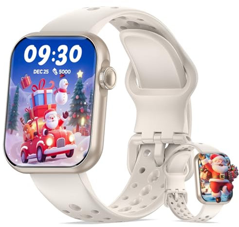 Nemheng Smartwatch, Bluetooth Talk, 1,83 Zoll, 100+ Sport Modi mit Herzfrequenz SpO2 Schlaf Monitor, Fitness Uhr für iOS und Android