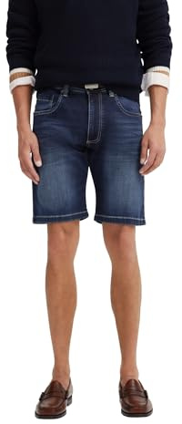 bugatti Herren Jeans-Bermuda 3138D-76604C Shorts, Sommer, bequem, modern, Denim, Freizeit, robust
