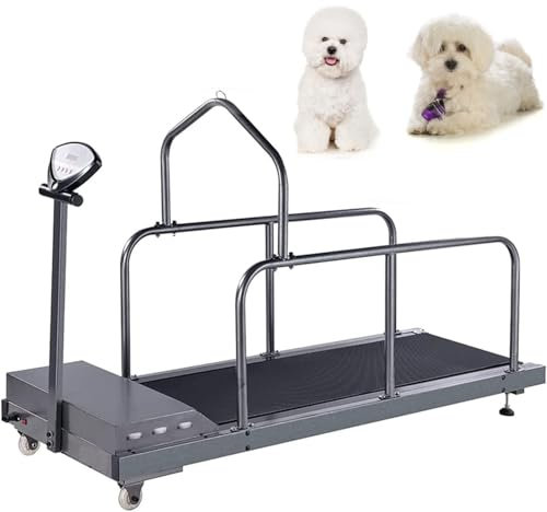 HXLDZOU Mittlere Hunde Mit Bremse. Hunde Slatmühle Für Gesunde Fit Hundeleben, Hundelaufmühle Für Innen Im Freien. Laufband Für Hunde Bis Zu 200 Kg