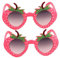 VALICLUD 2 Stück Cosplay-party-brille Erdbeer-partygläser Lustige Brille Rot