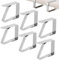 Azlanway Pinces à Nappe Acier Inoxydable, 6 Pcs Pince Nappe Exterieur, Attache Nappe Réglable 5 X 4 cm pour Intérieur et Extérieur, pour Table de Jardin, Restaurants, Fêtes et Pique-niques