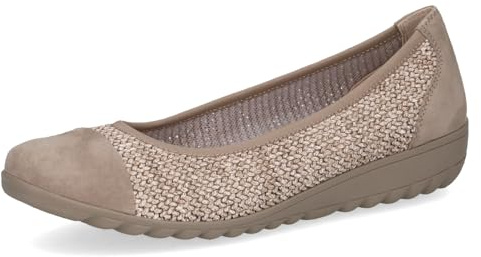 CAPRICE Ballerina Materialmix Leder/Textil G-Weite