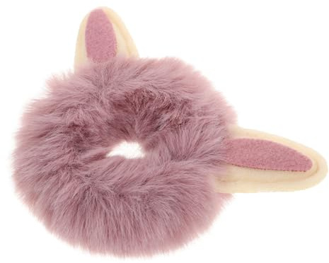 MERRYHAPY Haargummi Plüschhaargummis Für Mädchen Elastisches Kunstpelz Haarband Mit Flauschigem Bommel Vielseitiges Haaraccessoire Für Herbst Winter