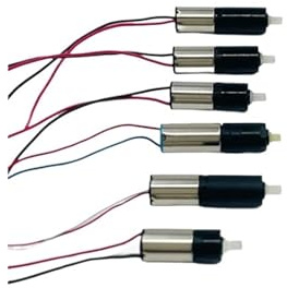 Xuro DC 3V 3.7V 46RPM-6400RPM Piccolo Mini 6mm Riduttore Epicicloidale Senza Fili Motore Fai da Te Giocattolo Robot Impronta Digitale Serratura Elettrica(A 46rpm)