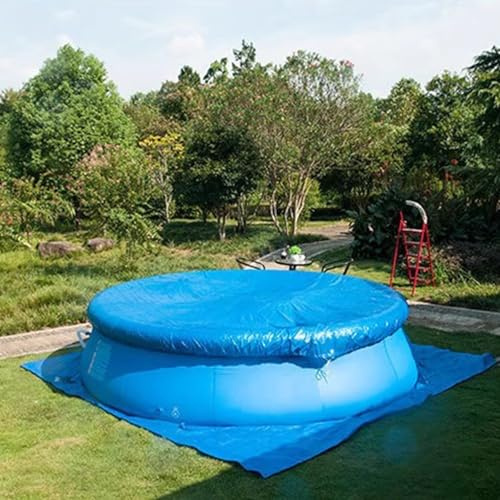 Poolabdeckungen Für Aufstellpools, Winter-Sicherheitsabdeckung, PE-Gewebe, Wärmespeichernd, Allwetterschutz(400cm/157.5in)