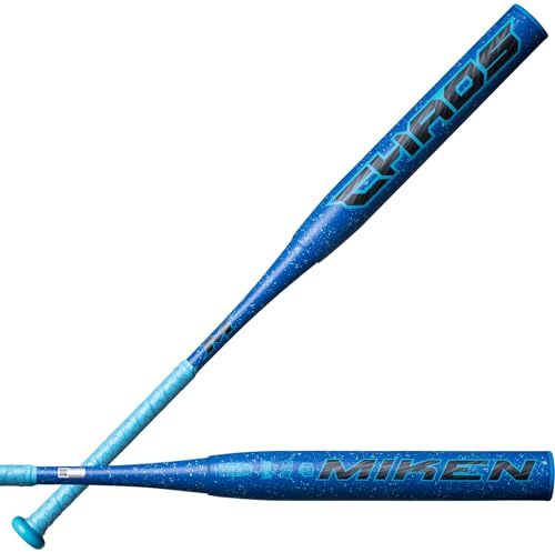 Miken | Chaos Alloy Slowpitch Softball Bat | 14 Barrel | 27 oz | Blue