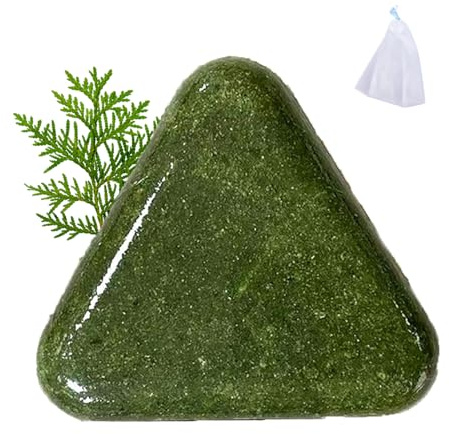 Rosemary Solid Shampoo Bar, Hair Soap Nature Triangle Shampoo Bar, Strengthening Gentle Herbal Hair Care, Hydrating & Scalp-Friendly, Conditioner Bars for All Hair Types (1pc)
