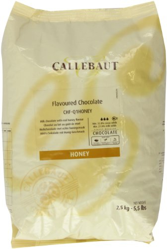 Callebaut - Chocolat de couverture au LAIT aromatisé MIEL 2,5 kg