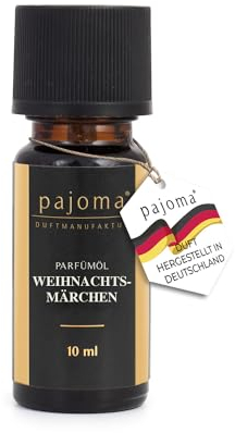 pajoma Duftöl 10 ml, Weihnachtsmärchen - Golden Line | feinste Parfümöle für Aromatherapie/Duftlampe | Premium Qualität