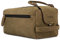 LEABAGS großer Leder Premium Kulturbeutel Damen & Herren I Kulturtasche für Männer & Frauen I Geräumige Kosmetiktasche I Wachtasche I Beauty Case I Waschbeutel I Nature Grün